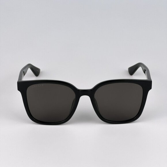 Gucci GG1346SK 002 BRAND NEW Sunglasses Black Brown Polarized Square Unisex main image 4